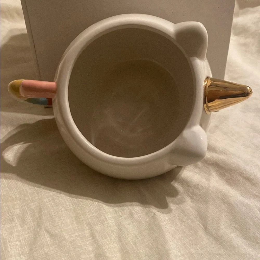 White and Gold Unicorn Decor Accent